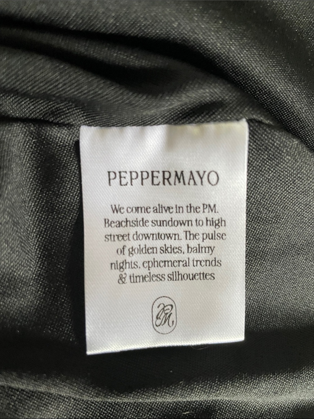 Peppermayo Ruben Black Strapless Maxi Dress US 6 NWT - Picture 11 of 13